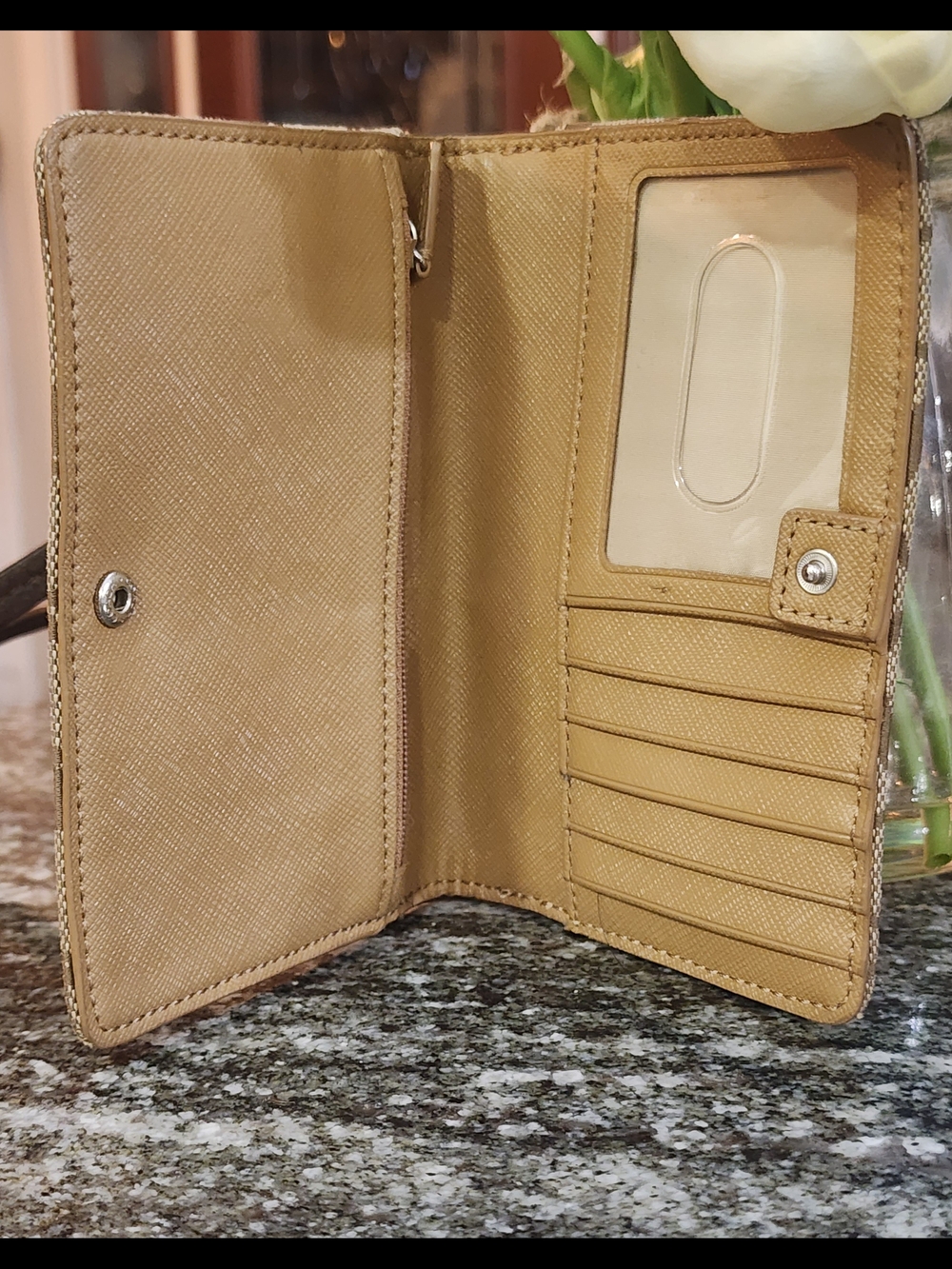 Coach Dylan Signature Canvas and Leather Mini Crossbody/wallet- GUC - Picture 6 of 7